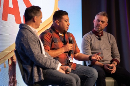 Technologent's Chief of Engineering, Trent Widtfeldt, and his team speaking at our 2022 National Sales Meeting
