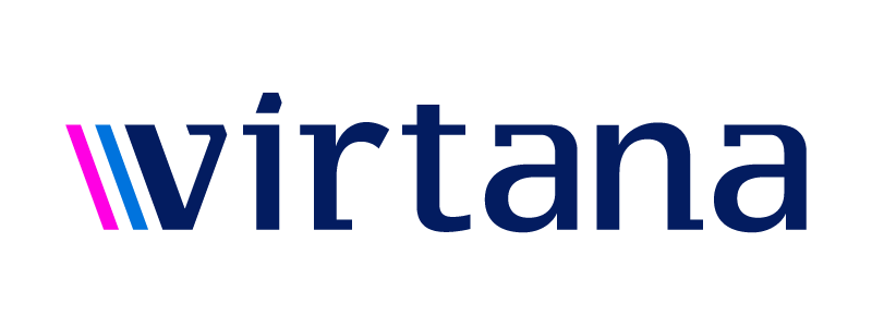Virtana Logo - Three Color Dark Blue