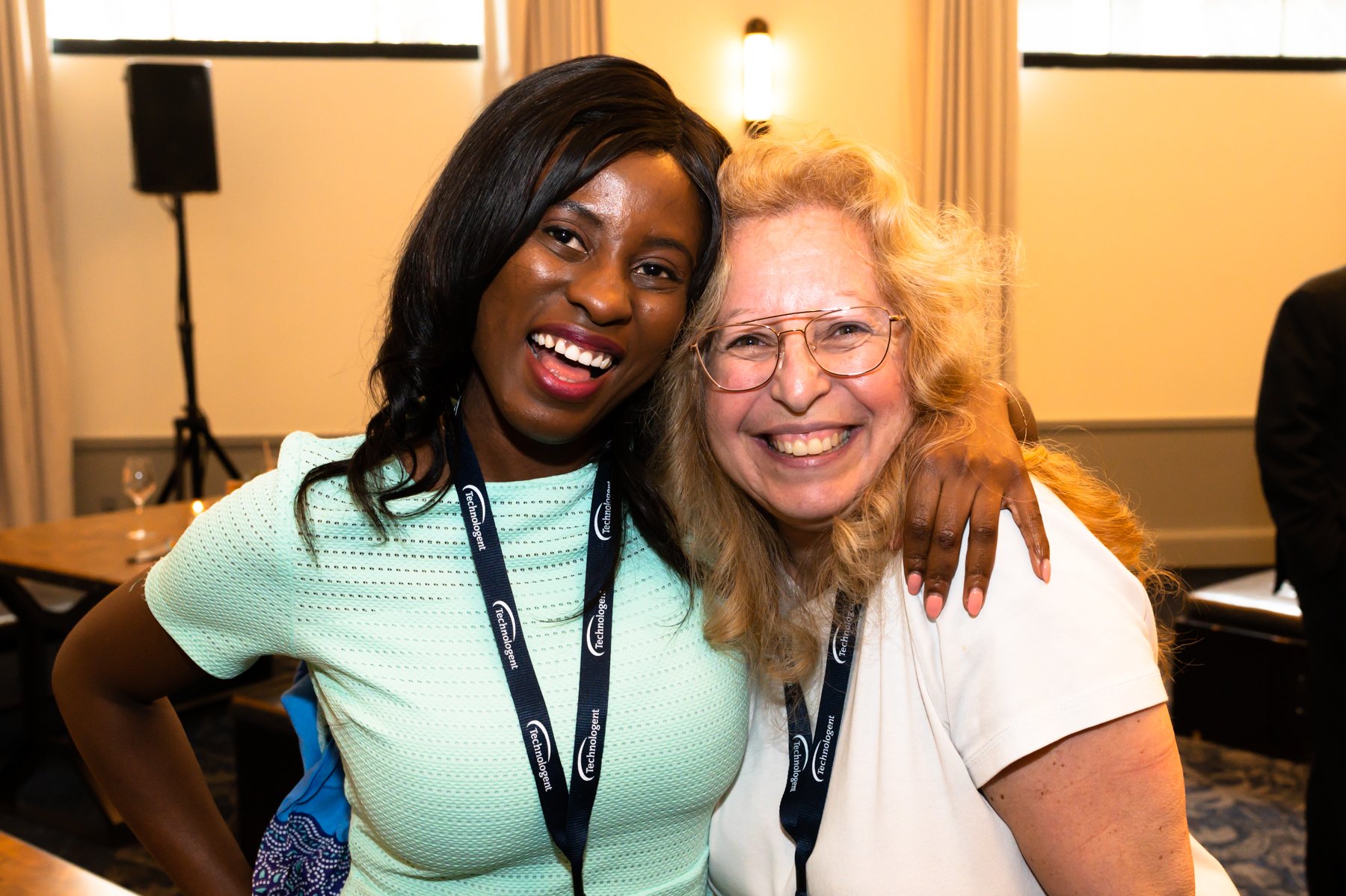 Technologent CEO Tammy Cooper and the Women of Tech(nologent) at 2019 National Sales Meeting